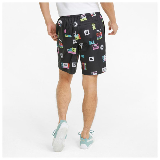 Puma Ανδρικό σορτς Brand Love AOP Shorts 8" WV Puma Ανδρικό σορτς Brand Love AOP Shorts 8" WV